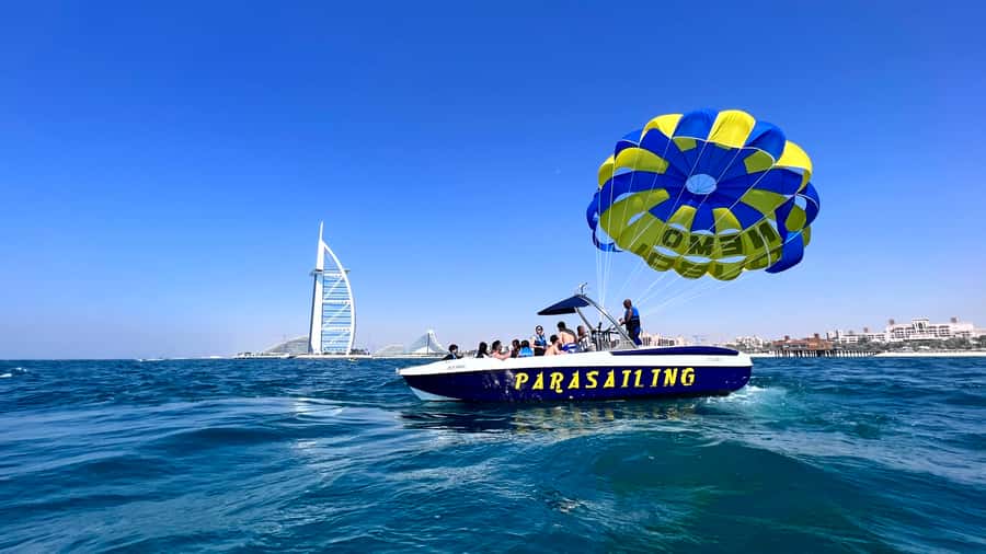 Dubai: Burj Al Arab Parasailing, Ice Cream, Pics, and Videos - Who will enjoy this most?