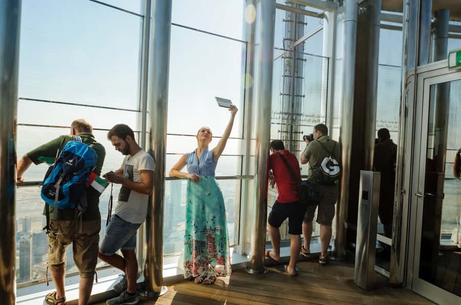Dubai: Burj Khalifa Level 124, 125 & Sky Views Entry Ticket - The ride to levels 124 and 125