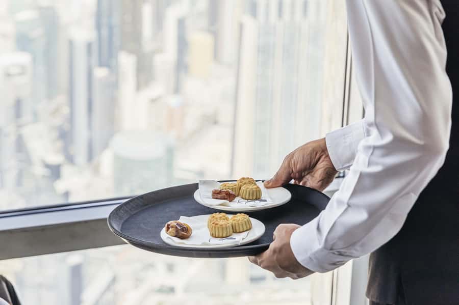 Dubai: Burj Khalifa Sky Level 148, 124, & 125 Entry Ticket - The SKY Lounge before the elevator