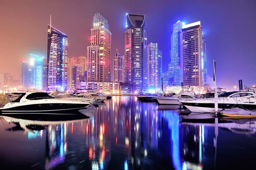 Dubai by Night City Tour with Fountain Show - Souk Madinat Jumeirah brings an old-market feel