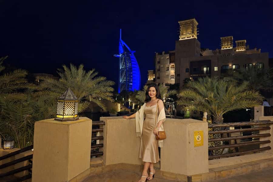 Dubai by Night with Burj Khalifa Entrance Ticket - Dubai at night, from Marina towers to Burj Khalifa