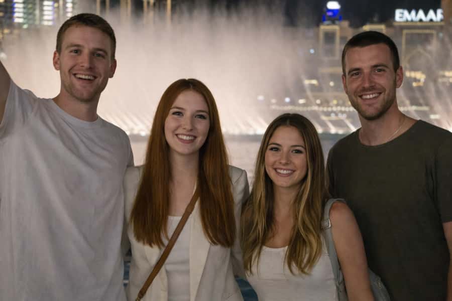 Dubai by Night with Burj Khalifa Entrance Ticket - Dubai Marina gives you the first skyline view