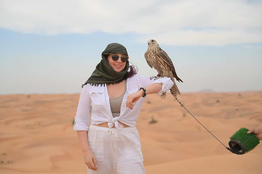 Dubai City Tour and Desert Safari Full-Day Combo - The road to Lahbab’s red dunes
