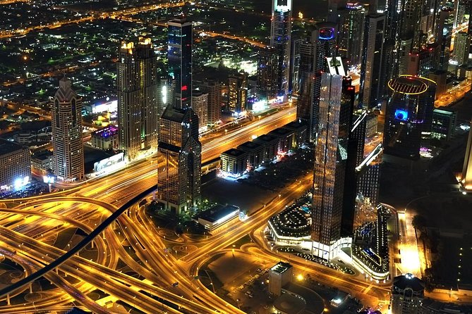 Dubai City Tour By Night With Burj Khalifa Ticket - Crossing Palm Jumeirah to Atlantis