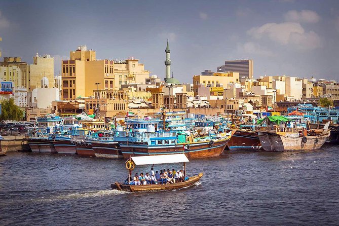 Dubai City Tour: Frame Tickets, Creek, Souks, Blue Mosque & Abra - The Museum of the Future in fifteen minutes
