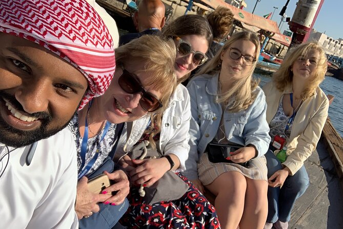 Dubai City Tour Private Souks Modern Dubai - Souk Madinat Jumeirah and the Burj Al Arab view
