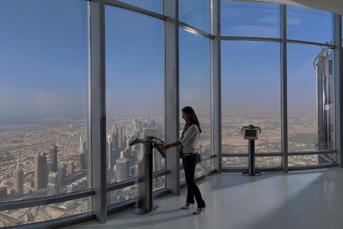 Dubai City Tour with Burj Khalifa at the top entry - Going up Burj Khalifa at The Top