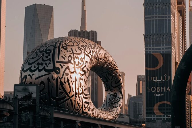 Dubai City Tour with Desert Safari, Camel Ride, Dune Bashing & BBQ - Modern Dubai from the road and photo stops