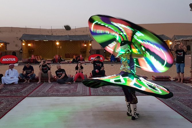 Dubai Desert 4x4 Dune Bashing, Sandboarding, Camel Riding, Dinner - Sunset, camels, and a taste of Bedouin tradition