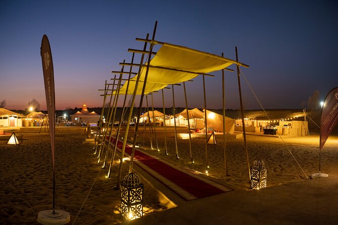 Dubai Desert Camp Dinner with BBQ, Dinner, Camel Ride & Shows - Dinner is the strongest value in the package