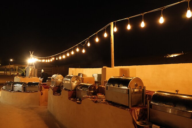 Dubai Desert Camp Dinner with BBQ, Dinner, Camel Ride & Shows - The stage program keeps the evening moving