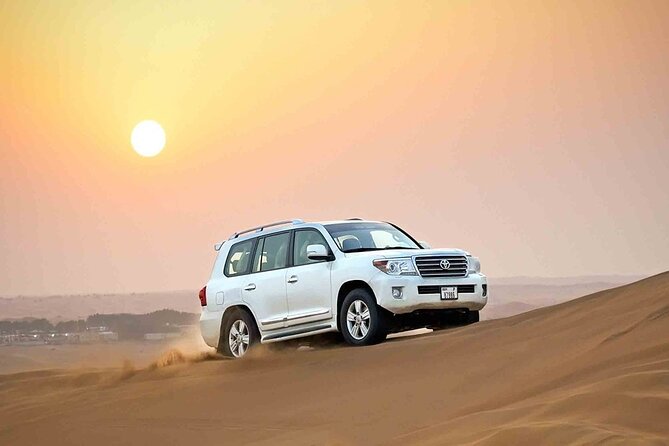 Dubai Desert Safari 20 mins Dune Bashing BBQ Live Show Camel Ride - The 20-Minute Dune Bashing Ride