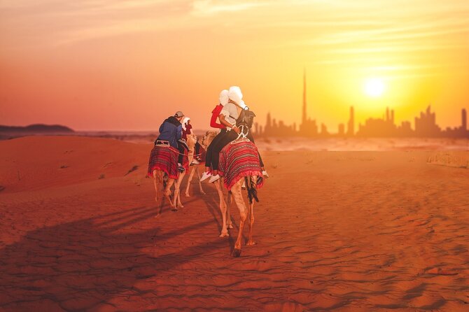 Dubai Desert Safari: 4x4 Dune Bashing, Camel Ride & BBQ Dinner - A short camel ride with a slower rhythm