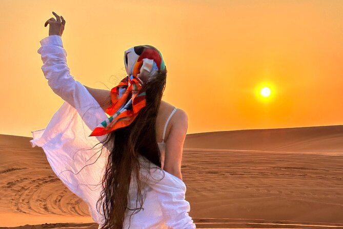 Dubai Desert Safari (ADVANCE) - Sandboarding and a brief camel ride