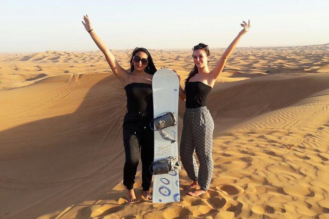Dubai Desert Safari and Buffet Dinner with PRIVATE Transfer - Tanura, belly dance, and fire performances
