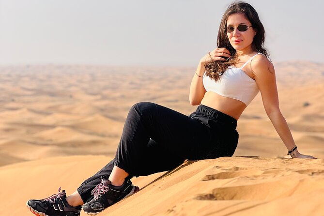 Dubai Desert Safari, BBQ, Live Shows, Camel, Sandboard (7-Hours) - The 20-minute dune-bashing ride