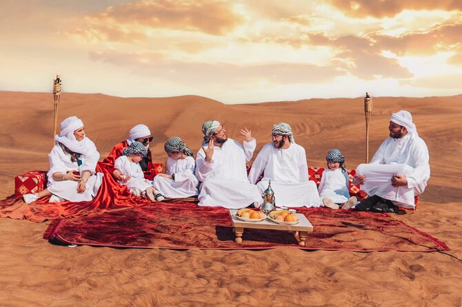 Dubai Desert Safari, BBQ, Live Shows, Camel, Sandboard (7-Hours) - BBQ dinner with vegetarian and non-vegetarian choices