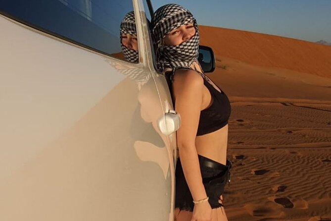 Dubai Desert Safari & Buffet Dinner and Camel ride with PRIVATE CAR - BBQ buffet dinner and drinks