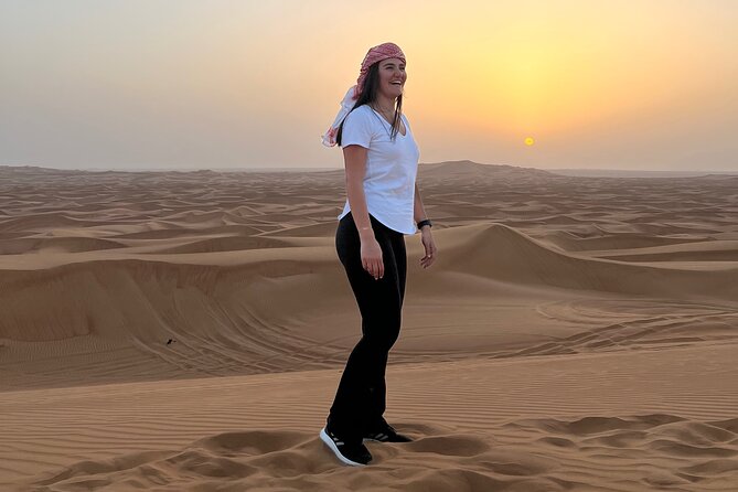 Dubai Desert Safari & Buffet Dinner and Camel ride with PRIVATE CAR - Red-sand dune bashing for 20 to 35 minutes