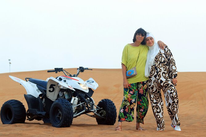 Dubai Desert Safari Camel Ride Sand Boarding BBQ Dinner - Thirty minutes of dune bashing in a 4x4
