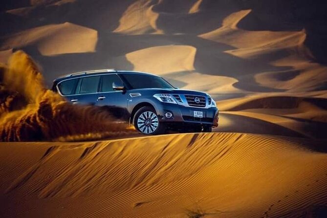 Dubai Desert Safari Dune Bashing, Camel Ride, Sand Boarding, BBQ Dinner. - Key details before you book
