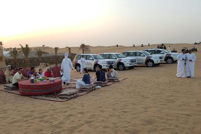 Dubai Desert Safari evening with VIP Treat , BBQ Buffet and Exciting Liveshows - Leaving Dubai around 3 p.m.