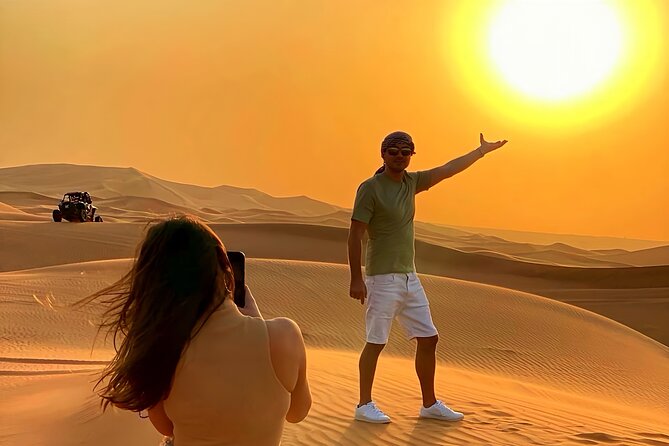 Dubai Desert Safari Premium Tour - Buffet BBQ dinner and evening entertainment