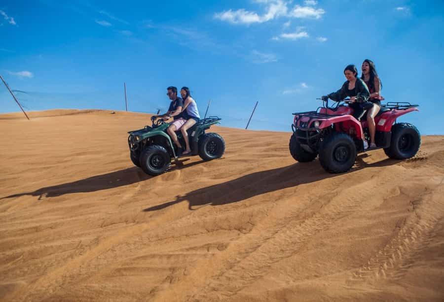 Dubai: Desert Safari, Quad Bike, Camel Ride and Sandboarding - The return ride and what four hours really means