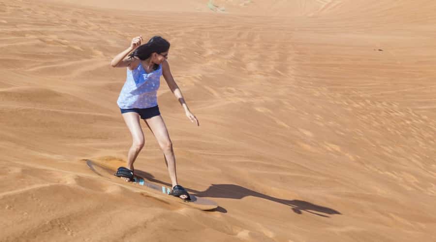 Dubai: Desert Safari, Quad Bike, Camel Ride and Sandboarding - Pickup and the long ride out