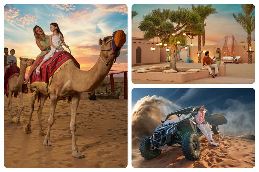Dubai: Desert Safari, Quad Bike & Premium Camp Experience - Sandboarding and the red-dune photo stop