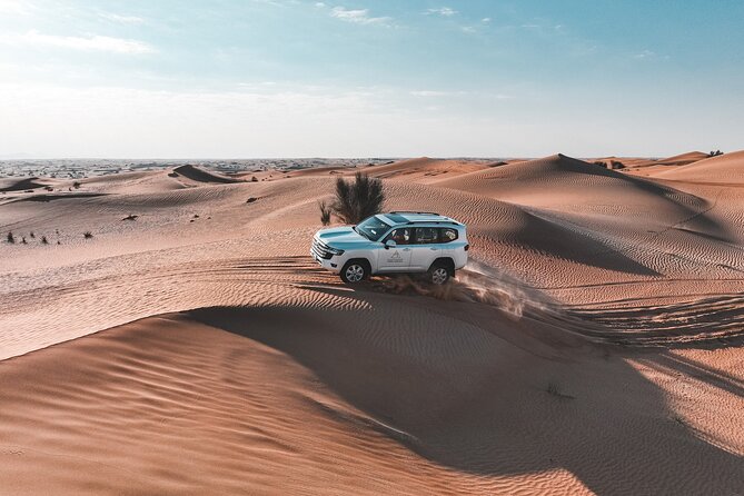 Dubai Desert Safari Thrill: Camel Ride, Live shows, BBQ & Spirits - The dune bash is the main adrenaline hit