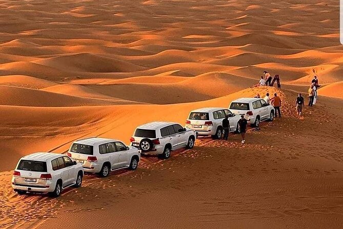 Dubai Desert Safari with 4x4 Cars, Live BBQ, Shows & Much more - Key points at a glance