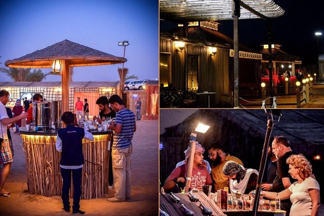 Dubai Desert Safari with BBQ And 4W Land Cruiser Dune Bashing Experience - Sunset, sandboarding, and the short camel ride