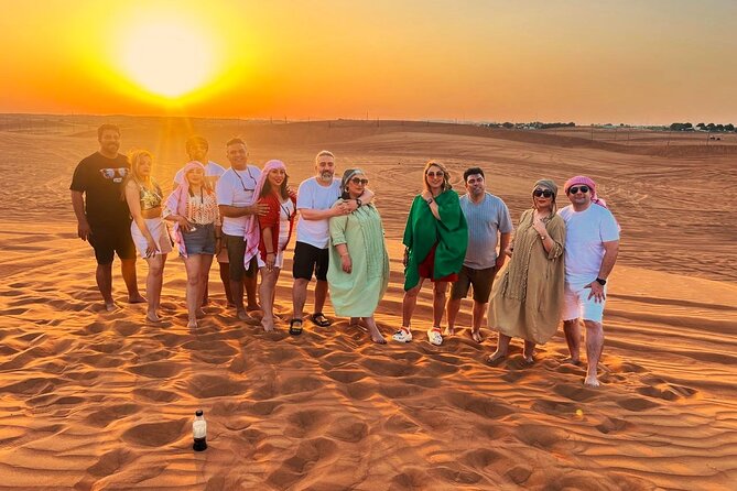 Dubai Desert Safari with BBQ Dinner Pickup from Ras Al Khaimah - Shared transport and the first 45 minutes