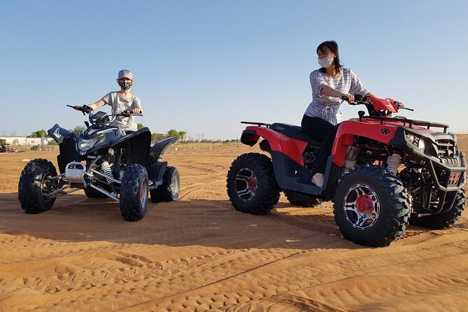 Dubai Desert Safari With BBQ, Quad Bike And Camel Ride - Camel rides and quad bikes offer two very different desert views