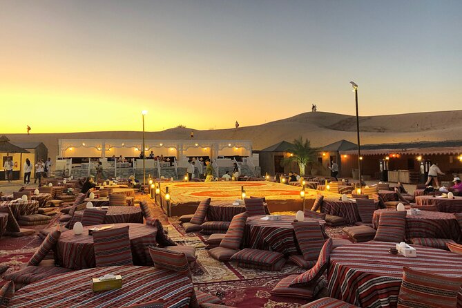 Dubai Desert Safari with Burj Khalifa - Ticket Only with No transfer to Burj Khalifa - - Arabic coffee, dates, and the desert camp
