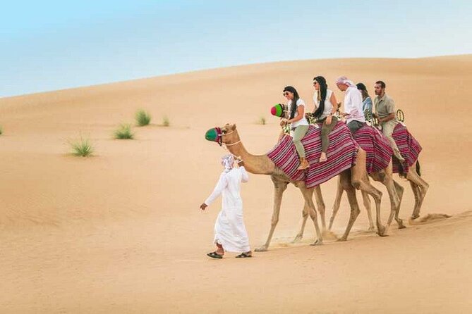 Dubai Desert Safari With Camel Ride and Sand Boarding - From Dubai Pickup to Open Sand
