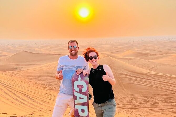 Dubai Desert Safari with Camel Ride, Sand surf, & BBQ Dinner - Entering the Bedouin-style camp