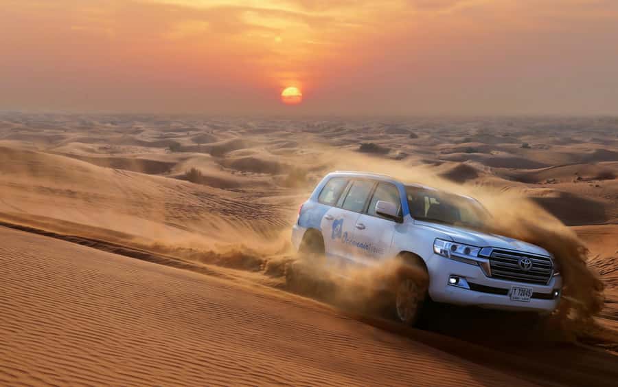 Dubai: Desert Safari with Camp, Dinner, & Optional Overnight - Al Khayma Camp starts with a soft landing