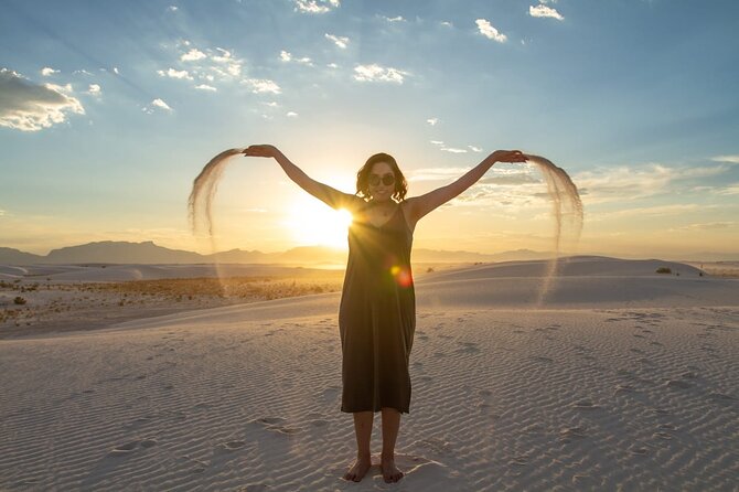 Dubai Desert Safari With Dinner And Live Shows - Sunset from a camel, with a short ride