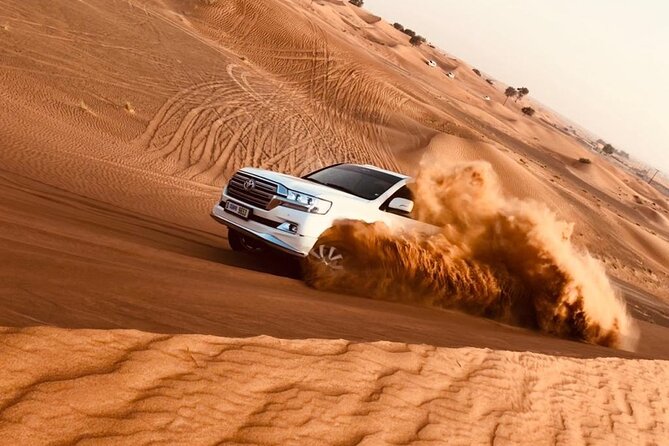 Dubai Desert Safari with Dinner, Camel Ride & Dune Bashing - What 30 to 35 minutes of dune bashing feels like