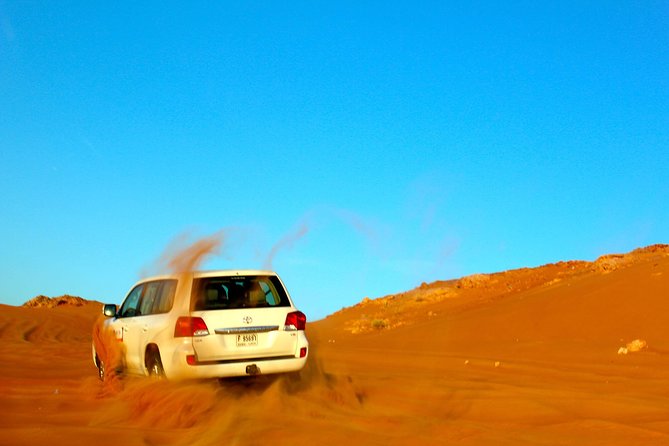 Dubai Desert Safari with Dinner in PRIVATE 4x4 Vehicle - The camp dinner: BBQ, rice, salads, and sweets