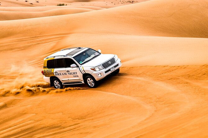 Dubai Desert Safari With Dune Bashing, Camel Ride & BBQ Dinner - A short camel ride and traditional camp welcome
