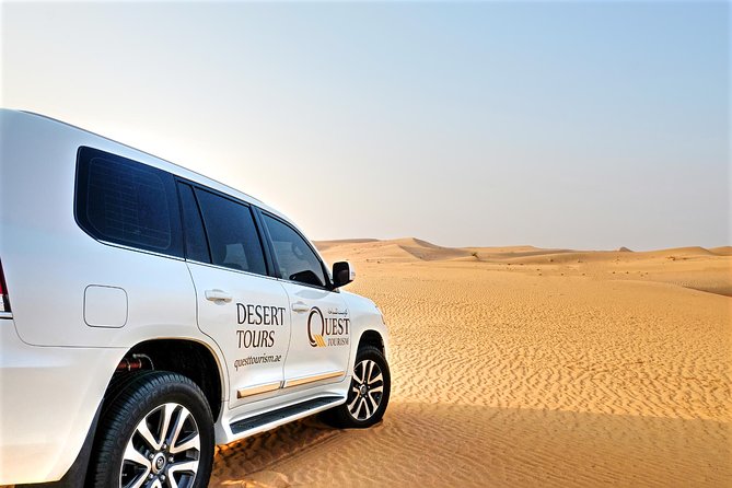 Dubai Desert Safari with Dune Bashing, Camel Rides & BBQ - The 3 p.m. pickup and 45-minute ride