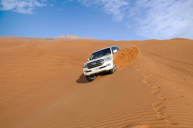 Dubai Desert Safari with Dune Bashing, Camel Rides & BBQ - Falconry, costumes, henna, and shisha