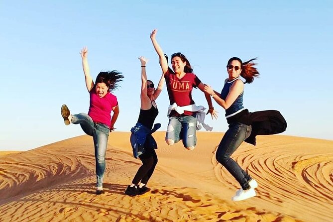 Dubai Desert Safari with Dune Bashing , Dinner Buffet & Entertainments - Four shows after dark