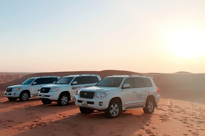Dubai Desert Safari with Dune Bashing , Dinner Buffet & Entertainments - The 40-minute red-sand dune ride