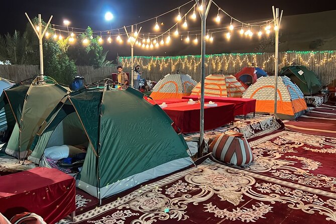 Dubai Desert Safari with Quad Bike, Camel Ride, Dinner and Show - Al Aweer shifts the focus to camp life