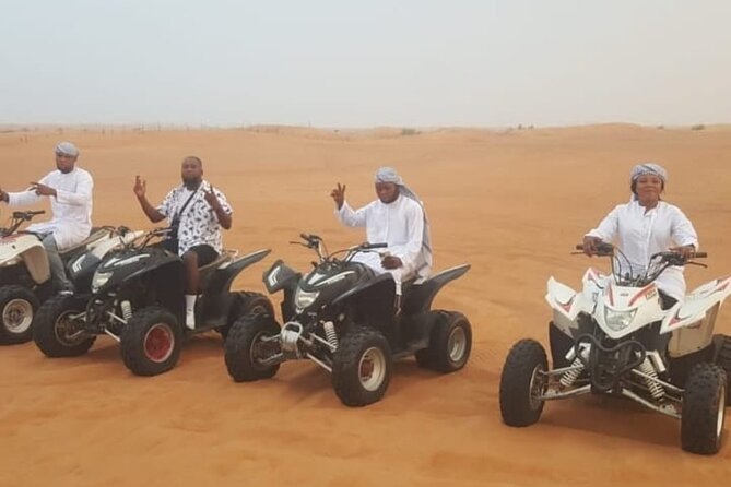 Dubai Desert Safari with Quad Bike, Camel Ride, Dinner and Shows - Buffet Barbecue Dinner With Vegetarian Choices