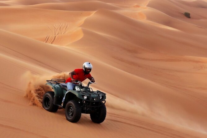 Dubai Desert Safari with Quad Biking - Pickup from Dubai or Sharjah by 4x4